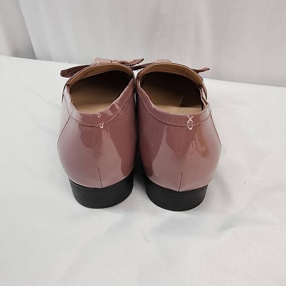 BANDOLINO Lindio Size 11 W Dress Shoe Women's Pink Bow Loafers comfort - Picture 4 of 9